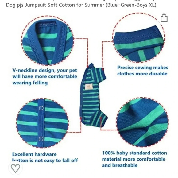 Male Dog Pajamas - Picture 5 of 6